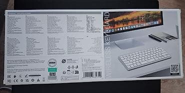 modem usb: Hoco GM32 simsiz klaviatura - Ultra-nazik, 78 düyməli kompakt dizayn — 3