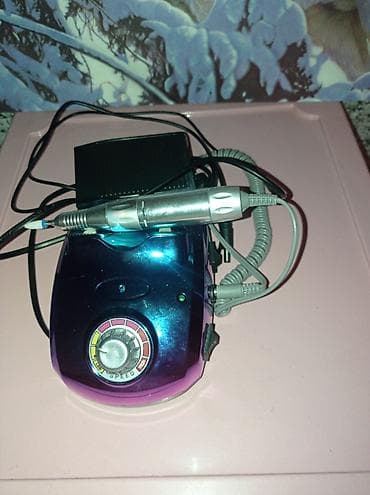 dirnaq aparati: Manikür üçün elektrik frez aparatı (e-file) - Rəngli, parlaq gövdəli — 1