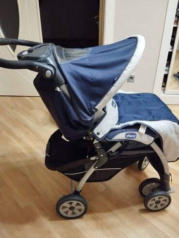 Chicco uşaq arabası. İdeal vəziyyətdədir. çox az işlənib. heç bir