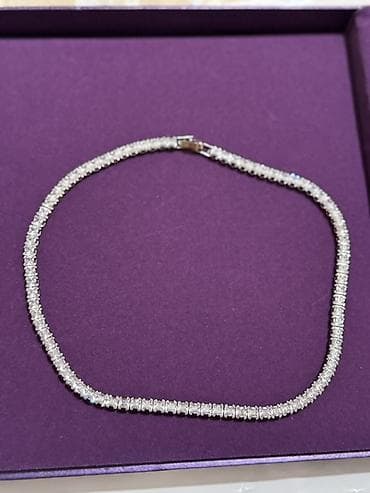 bijuterya: Zirkon daşlı tennis boyunbağı - Klassik tennis dizaynı: ardıcıl — 1