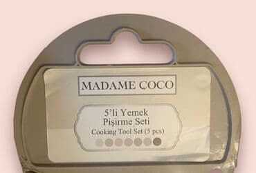 metbex ucun qab qacaq: Yeni MADAME COCO –Cooking Tool Set (5 pcs) Mətbəxdə gündəlik istifadə — 4