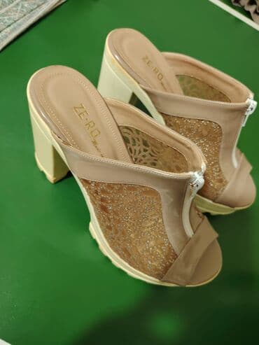 Sabo, Ölçü: 39, rəng - Bej, İşlənmiş