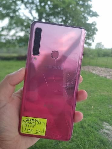 Samsung Galaxy A9, 128 GB, rəng - Çəhrayı, İki sim kartlı