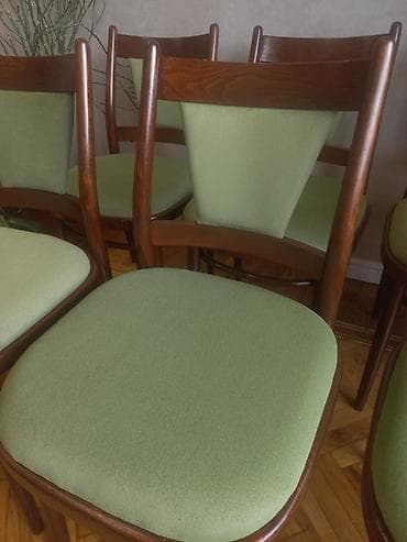 qabaq stolları: Mətbəx üçün, Qatlanmayan, Stul — 8