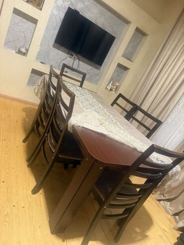 кухонный гарнитур бишкек бу: İşlənmiş, 6 stul — 2