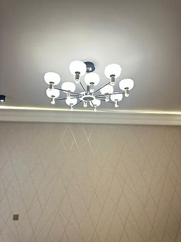 listir: Led Çılçıraq, 4 və daha çox lampa, Metal — 2