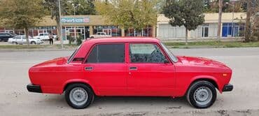 запчасти на daewoo lanos: VAZ 2107, qırmızı rəngdə sedan. Texniki məlumatlar: - Mator “06” - — 4