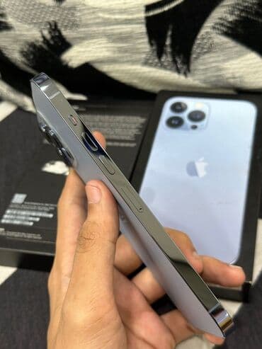kabelər: IPhone 13 Pro Max, 128 GB, Sierra Blue, Face ID — 3