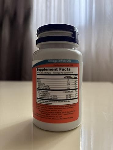 Məhsul: NOW Foods Omega-3 Fish Oil – molekulyar distillə edilmiş balıq — 2