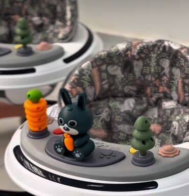 Gəzinti arabaları: Uşaq gəzdirəcəyi / yürütəcəyi – interaktiv oyun paneli ilə - Dairəvi — 3