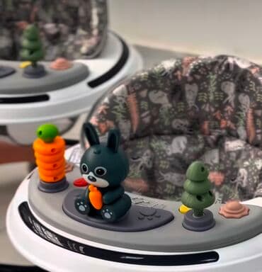 Gəzinti arabaları: Uşaq gəzdirəni / yürütəcəyi - Dairəvi, sabit və geniş əsaslıq: 6 ədəd — 3