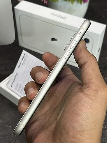 iphone simli qulaqlıq: IPhone 11, 128 GB, Ağ, Zəmanət, Face ID, Sənədlərlə — 3