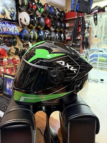 kask debilqe: AXX tam üzlü motosiklet dəbilqəsi - Tip: Full-face (vizorlu) — 4