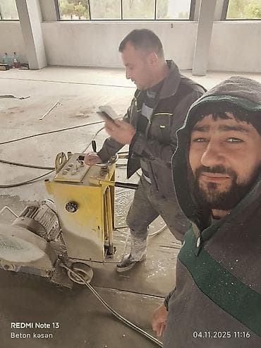 mawini: #betonisleri #beton #betonkesme #betonkəsimi #betonkesim #betondesme — 8