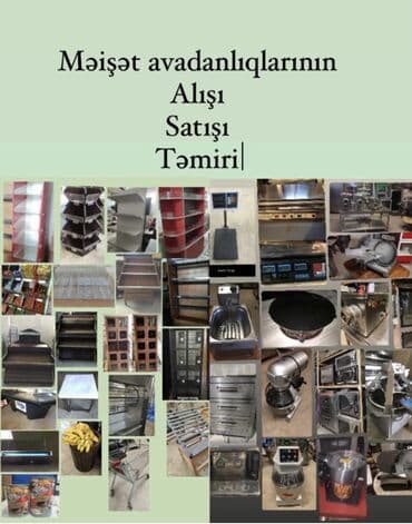 Digər biznes avadanlığı: Restoran avadanlığlarının alışı