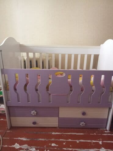 usaq ucun lovheler: Oğlan və qız üçün, Dördbucaq, Beşik, Dəst ilə, Matrassız, Yellənmə mexanizmsiz — 2