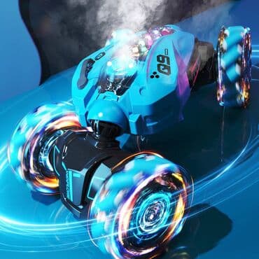 светящийся spinner (спиннер): Buxarlı oyuncaq maşın Stunt car 2277-2B Həm pult, həm də saat ilə — 4