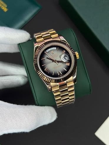 Rolex Day-Date tərzində lüks qol saatı - Korpus və qolbaq: iki rəngli — 3