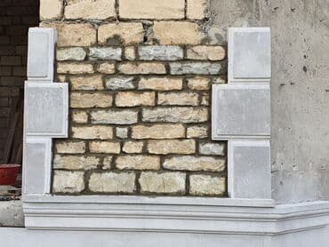 iwci axtarilir: ✅ Xidmətlərin detallı siyahısı: Qaya daşı dekoru (imitasiya və ya — 1