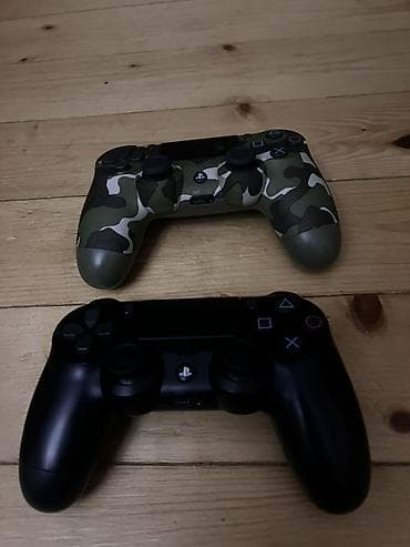 macbook pro 2017 i5: PlayStation 4 Slim konsolu + 2 ədəd DualShock 4 gamepad Playstation 4 — 2