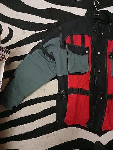 Мопеды, скутеры: Moto gödəkçə – Road model - Rəng: qara/qırmızı/boz panellər - — 2