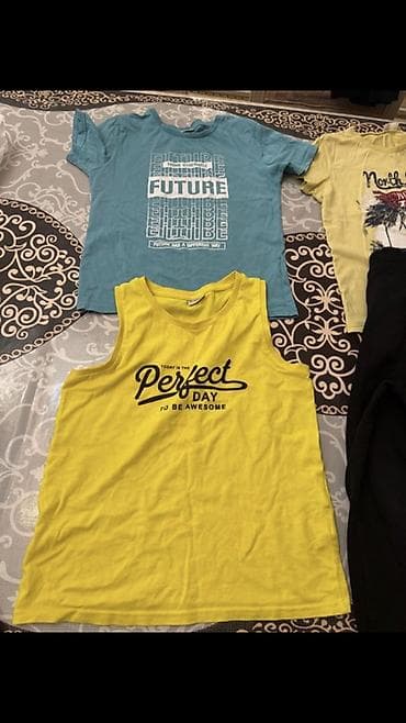 sortik mayka: Uşaq geyim dəsti – 7-8 yaş (122–128 sm) Brend: LC Waikiki — 2