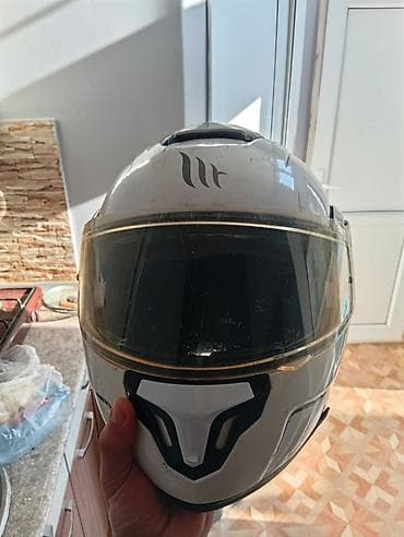 mator 220: MT Helmets tam üzlü motosiklet kaskatı qırığı yoxdu çatı və.s təmizdi — 2