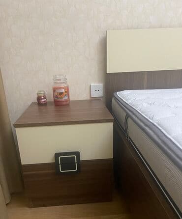 yataq dəstləri və qiymətləri: Yataq dəsti, yataq, dolab (216x180x62), 2 ədəd tumboçka (45x45x48 — 3