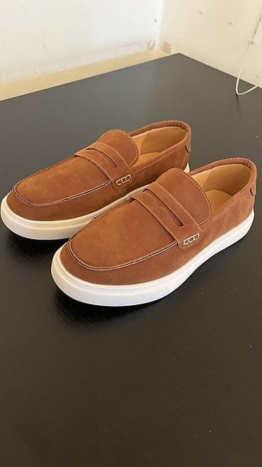 бежевые мужские мокасины: Məhsul: Kişi loafer ayaqqabıları Rəng: Karamel/qəhvəyi Heç — 1