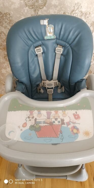 uşaq ucun yemek stolu: Uşaq yemək masası az istifadə olunub əla vəziyyətdədir padnusu çıxır — 6