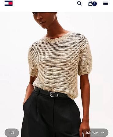Sviterlər: Sviter, Tommy Hilfiger, L, XL, rəng - Bej — 2