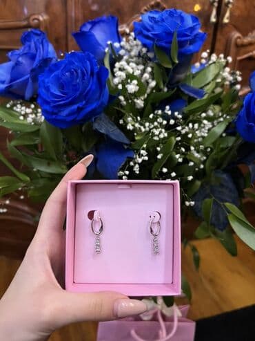 Комплекты ювелирных изделий: Серьги, Swarovski, Серебро — 1