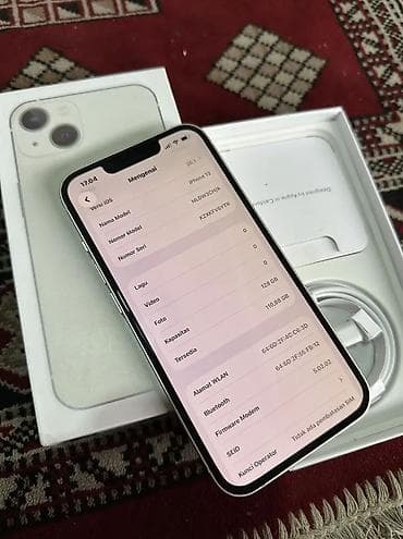 apple ipad a16: IPhone 13, 128 GB, Ağ, Zəmanət, Kredit, Simsiz şarj — 5