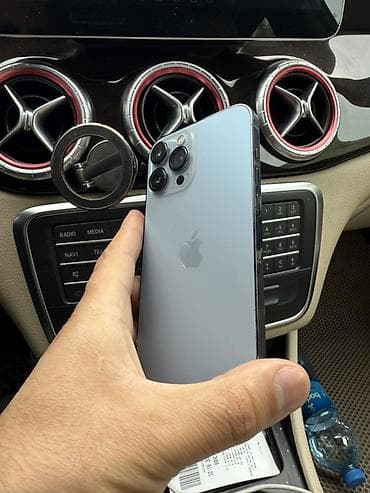 IPhone 13 Pro Max, 128 GB, Sierra Blue, Simsiz şarj, Face ID