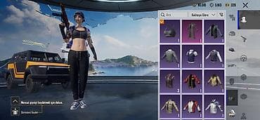 PUBG Mobile hesabı – zəngin inventar və nadir görünüşlər qiymət 15 — 7