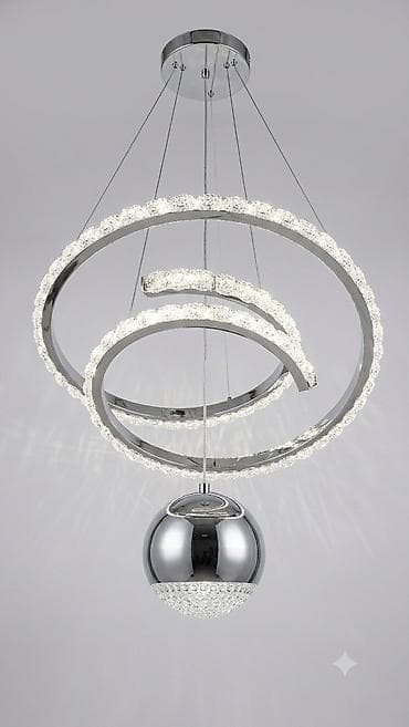 işıq bloku: Led Çılçıraq, 4 və daha çox lampa, Metal — 7