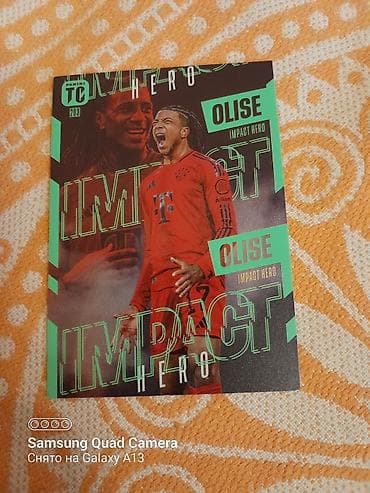 fifine: Panini Top Class “Impact Hero” futbol kartı – Michael Olise (TC #203) — 2