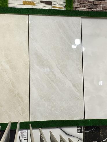 doşeme: Böyük ölçülü mərmər effektli keramika plitələri - Material — 1