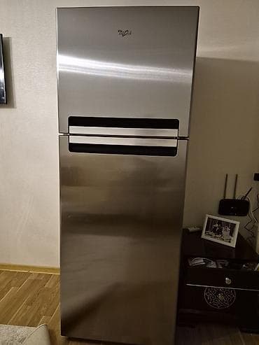 2 qapılı Whirlpool Soyuducu Satılır, rəng - Gümüşü
