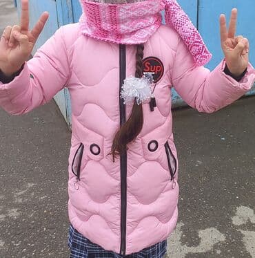детская новая куртка: Yeni kimidir hec bir defekti yoxdur (6-8 yasa) — 1