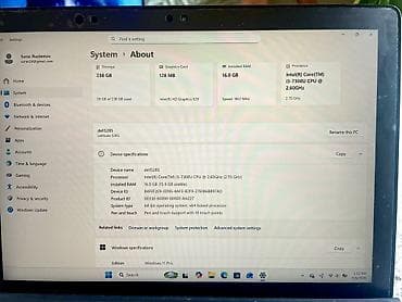fujitsu notebook: İşlənmiş Dell Latitude, 12 ", Intel Core i5, 256 GB — 9