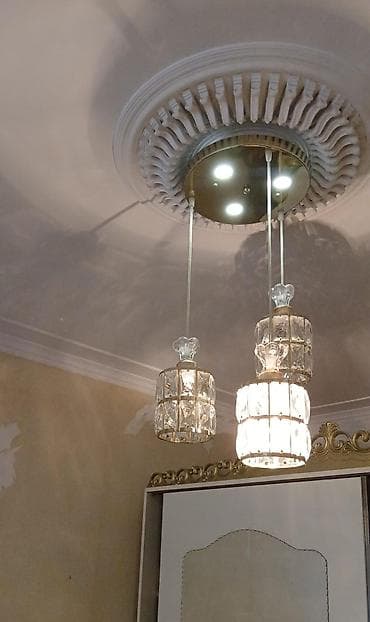 islənmis lyust: Çılçıraq, 3 lampa, Metal — 1