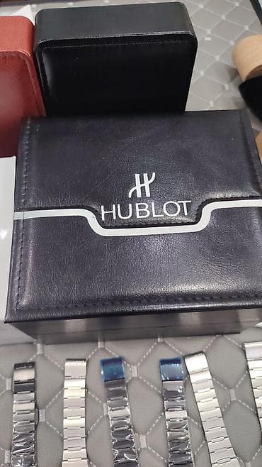 Qol saatları və aksesuarlar: Saat qutuları – Rolex, Tissot, Cartier, Hublot - Brend loqolu, sərt — 4