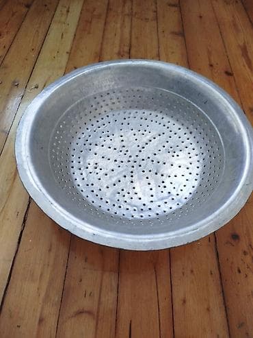 Mis süzgəc və delikli kepçe dəsti Məhsul haqqında: - Material: qalın