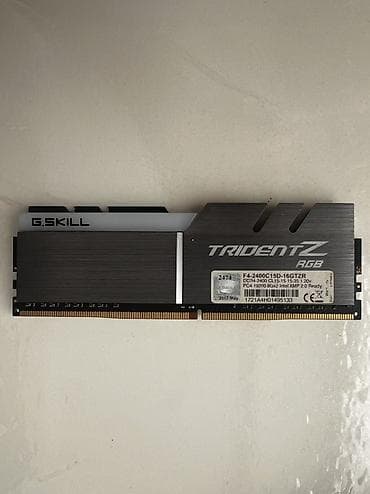 macbook pro: G.SKILL RGB DDR4 yaddaş modulu - Model: F4-2400C15D-16GTZR - Tutum — 2