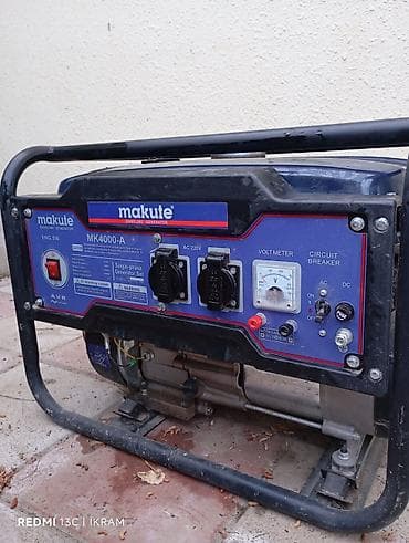 elektrik tava: Makute MK4000-A benzin generator - Təkfazalı, AVR (avtomatik — 2