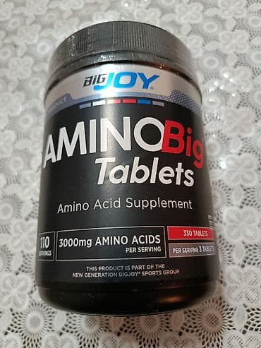 Turniklər və bruslar: BigJoy AMINOBig Tablets – Amino Acid Supplement Xüsusiyyətlər: - — 1