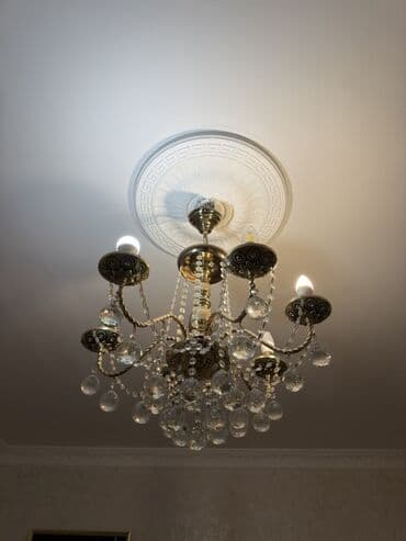 qonaq otagi lusturlari: Çılçıraq, 3 lampa, Metal — 3