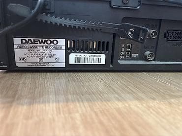 iphad mini 2: Daewoo video kaset yazıcı (VCR) Model: DV-K10W – Blue Diamond — 2