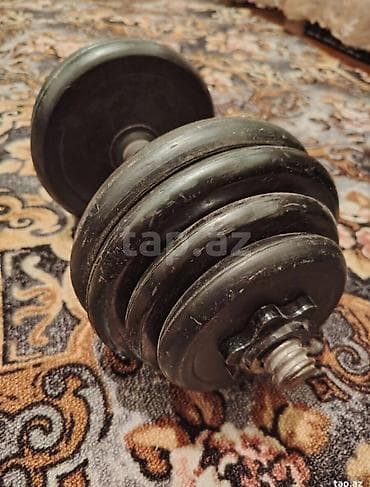 gant: Dəmir Qantellər, Çəki: 34 kq, İşlənmiş — 2